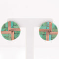 Turquoise and Copper Earrings