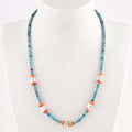 Turquoise and Spiny Oyster Necklace