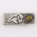 Turquoise Bear Claw Money Clip