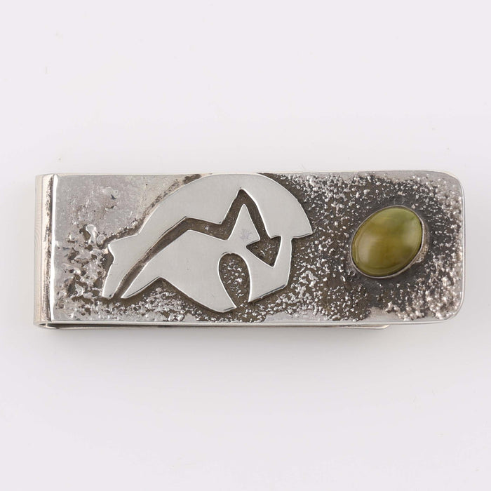 Turquoise Bear Claw Money Clip