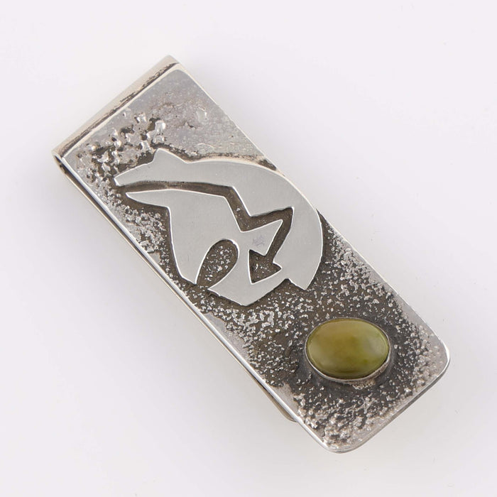 Turquoise Bear Claw Money Clip