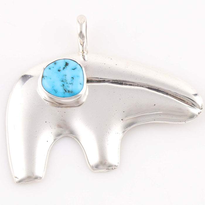 Turquoise Bear Pendant