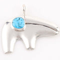 Turquoise Bear Pendant
