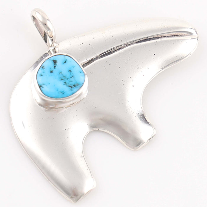 Turquoise Bear Pendant