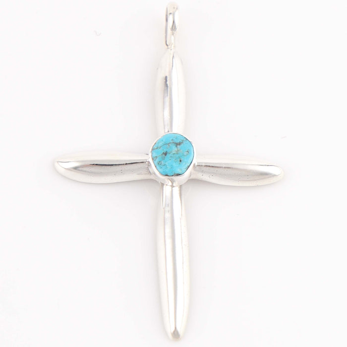 Turquoise Cross Pendant