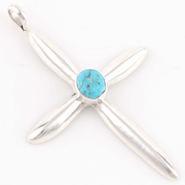 Turquoise Cross Pendant