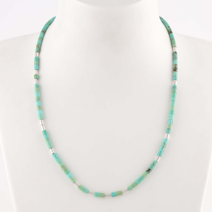 Turquoise Heishi Necklace