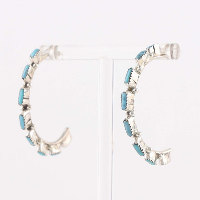 Turquoise Hoop Earrings