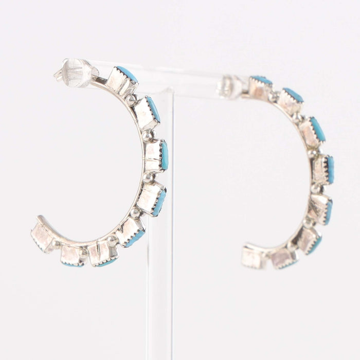 Turquoise Hoop Earrings