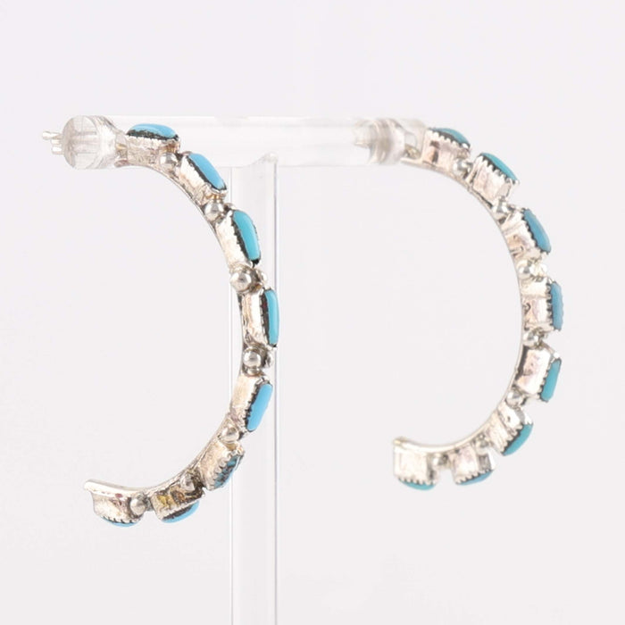 Turquoise Hoop Earrings