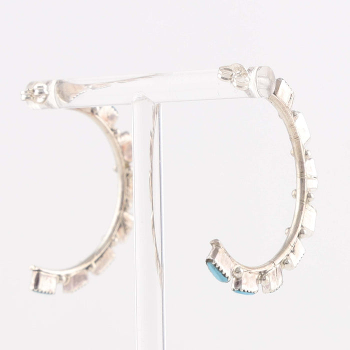 Turquoise Hoop Earrings
