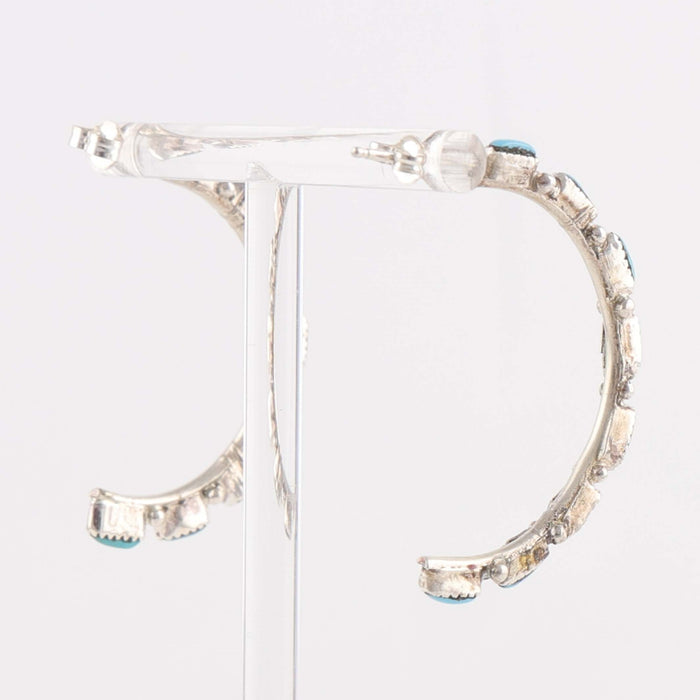 Turquoise Hoop Earrings