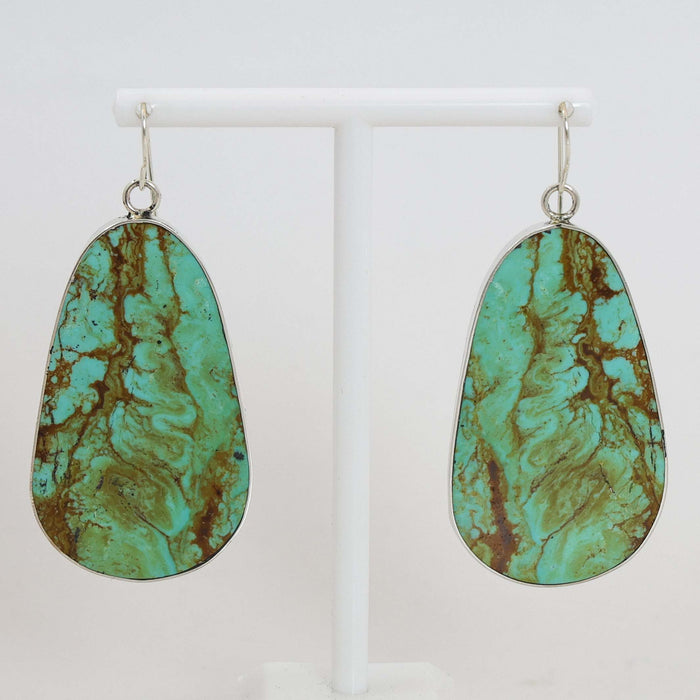 Turquoise Slab Earrings