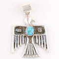 Turquoise Thunderbird Pendant