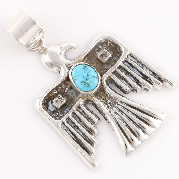 Turquoise Thunderbird Pendant