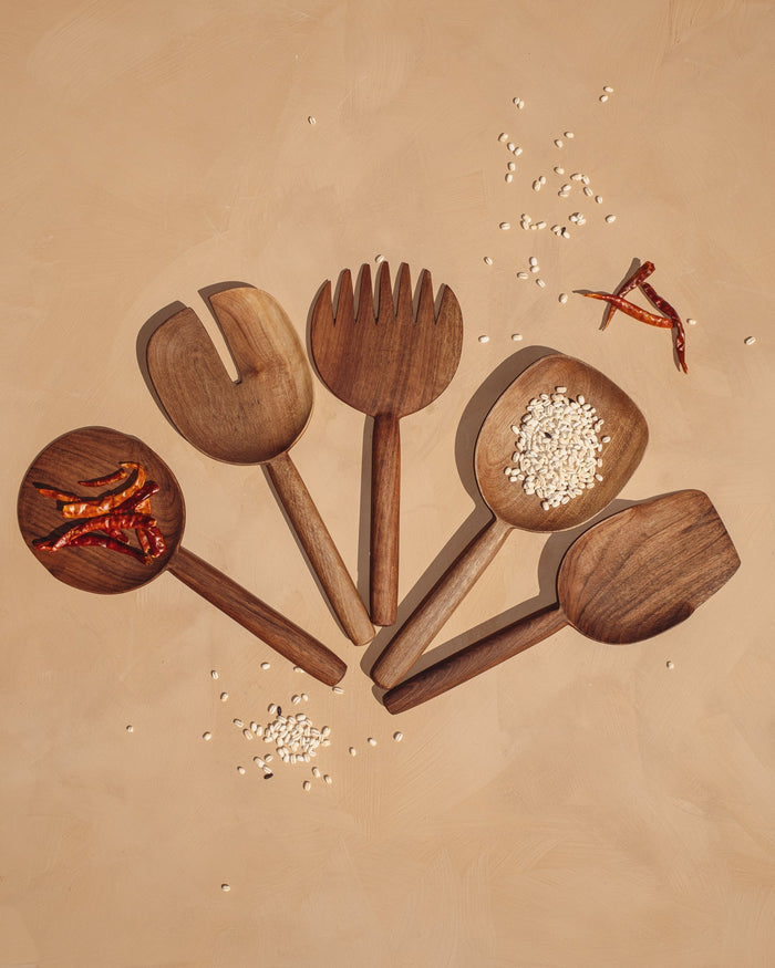 Walnut Spoon Set of 5