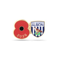 West Bromwich Albion Poppy Football Pin 2026