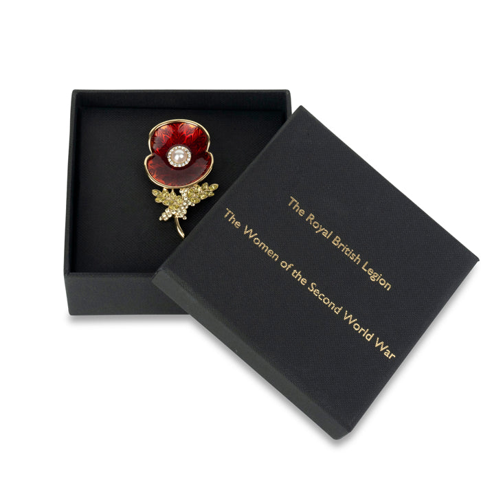 Women of the Second World War Poppy Brooch