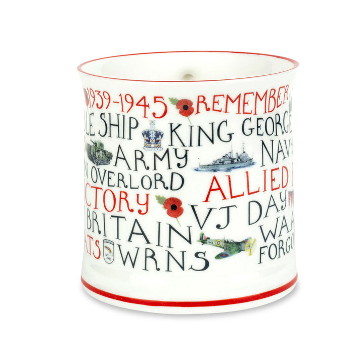 World War II Bone China Commemorative Mug