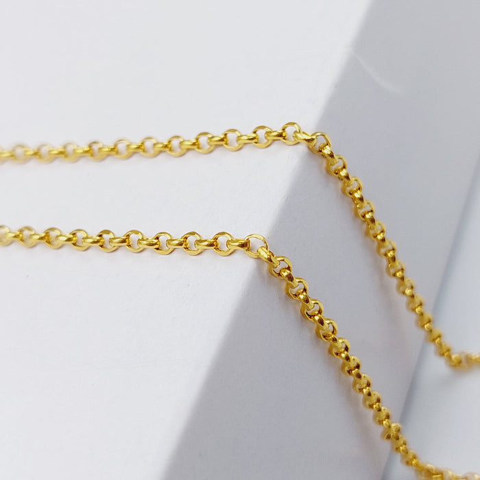 21K Zarad Chain Medium Thickness Made of 21K Yellow Gold by Saeed Jewelry-25191