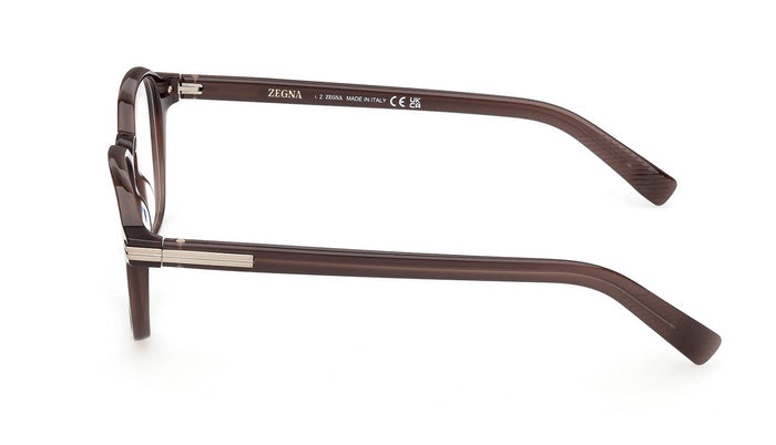Zegna EZ5332 Shiny Dark Brown #colour_shiny-dark-brown