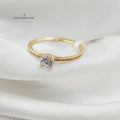18K محبس ذبلة مرصع-مجوهرات الشيخ سعيد-Saeed Jewelry